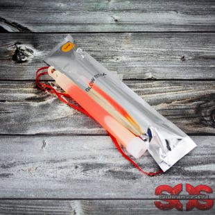 Светящиеся палочка «GLOW STICK» 15 см. оранжевый (ХИС) в фольге